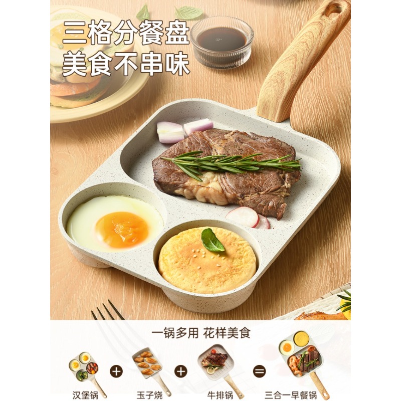 3-in-1 Breakfast Skillet, Non- - огляд і ціна Home Cooking Steak
