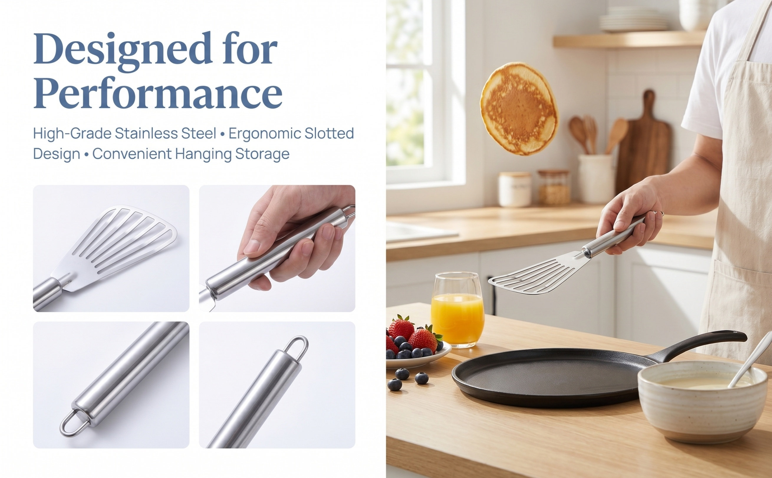 3Pcs Professional Grade Stainl - огляд і ціна Home Cooking Steak