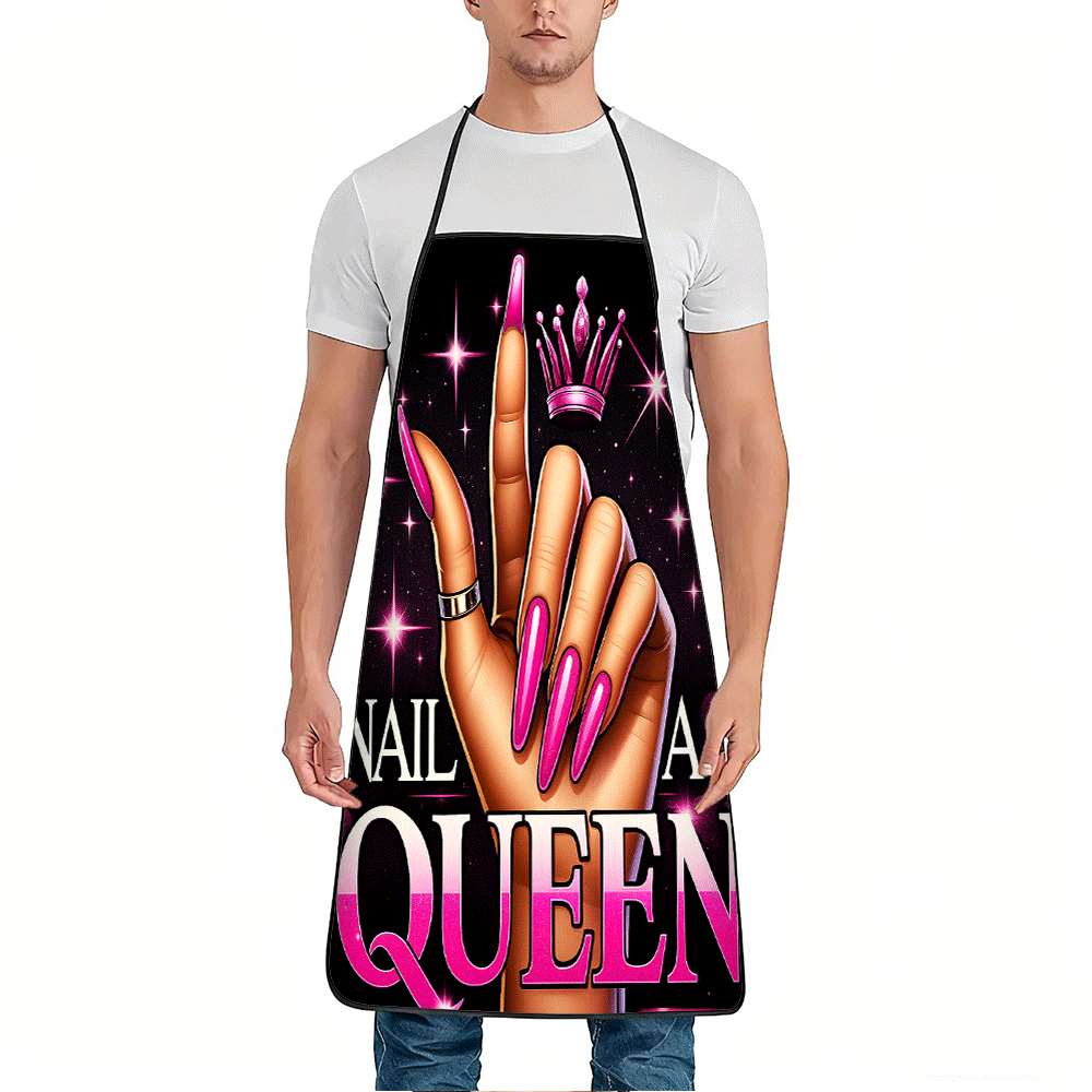 1 Trendy Nail Art-Themed Apron - огляд і ціна Home Cooking Ideas