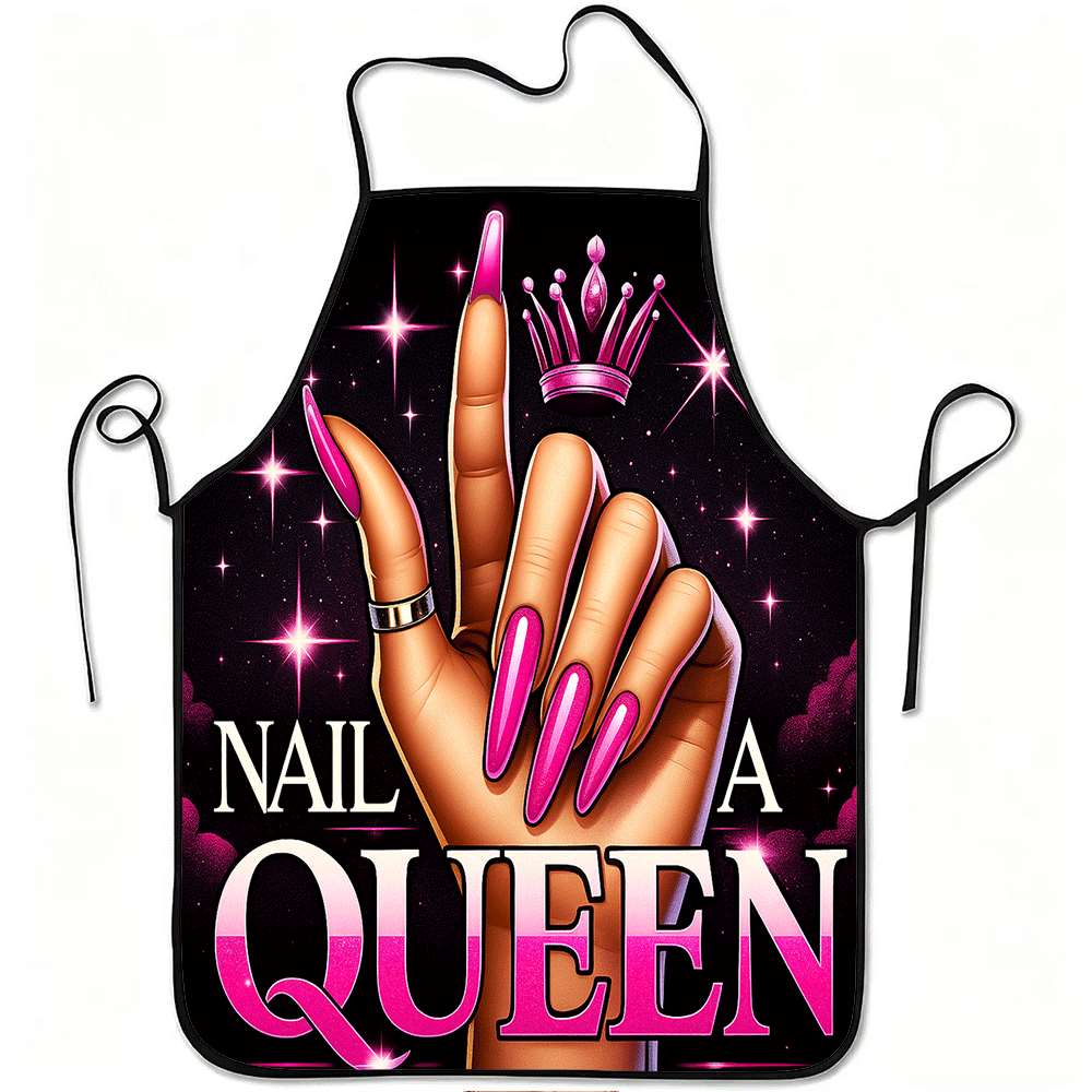1 Trendy Nail Art-Themed Apron - огляд і ціна Home Cooking Ideas