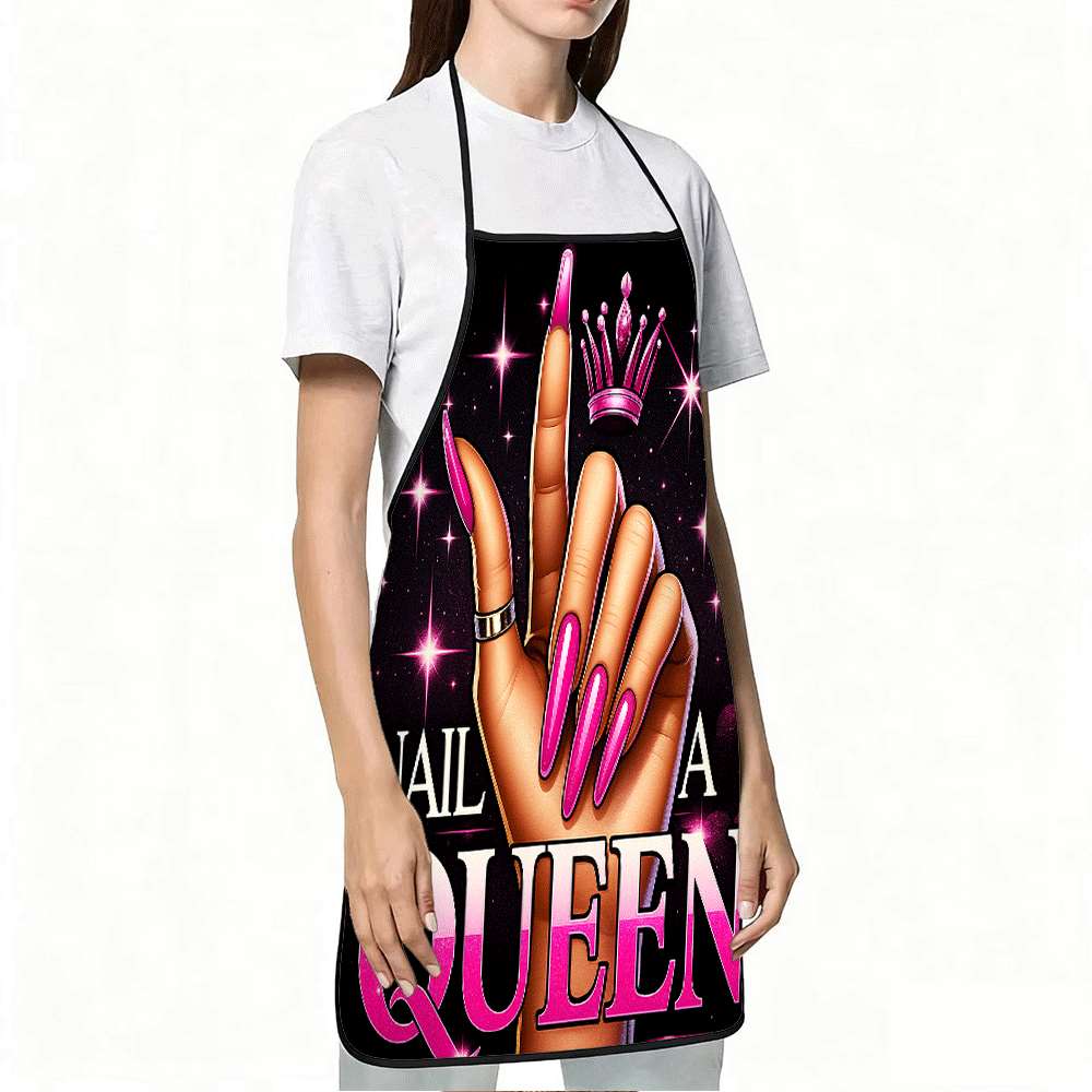 1 Trendy Nail Art-Themed Apron - огляд і ціна Home Cooking Ideas
