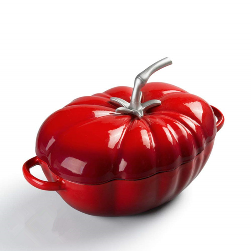 25cm Tomato Enameled Cast Iron - огляд і ціна Dutch Oven Enamel