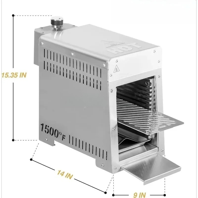 Portable Stainless Steel Gas G - огляд і ціна Home Cooking Steak