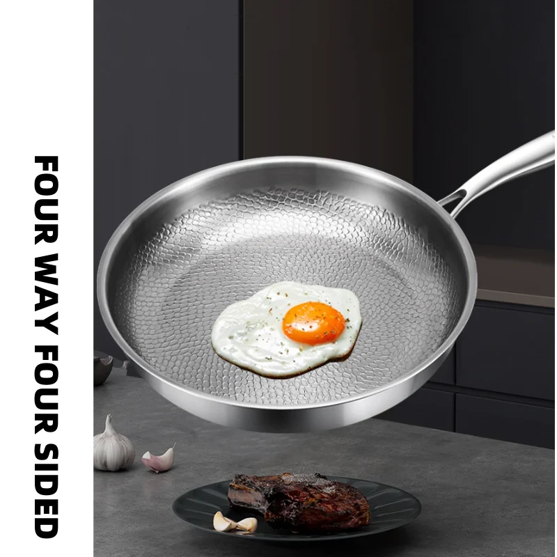 Pure Titanium Frying Pan Non-S - огляд і ціна Home Cooking Steak