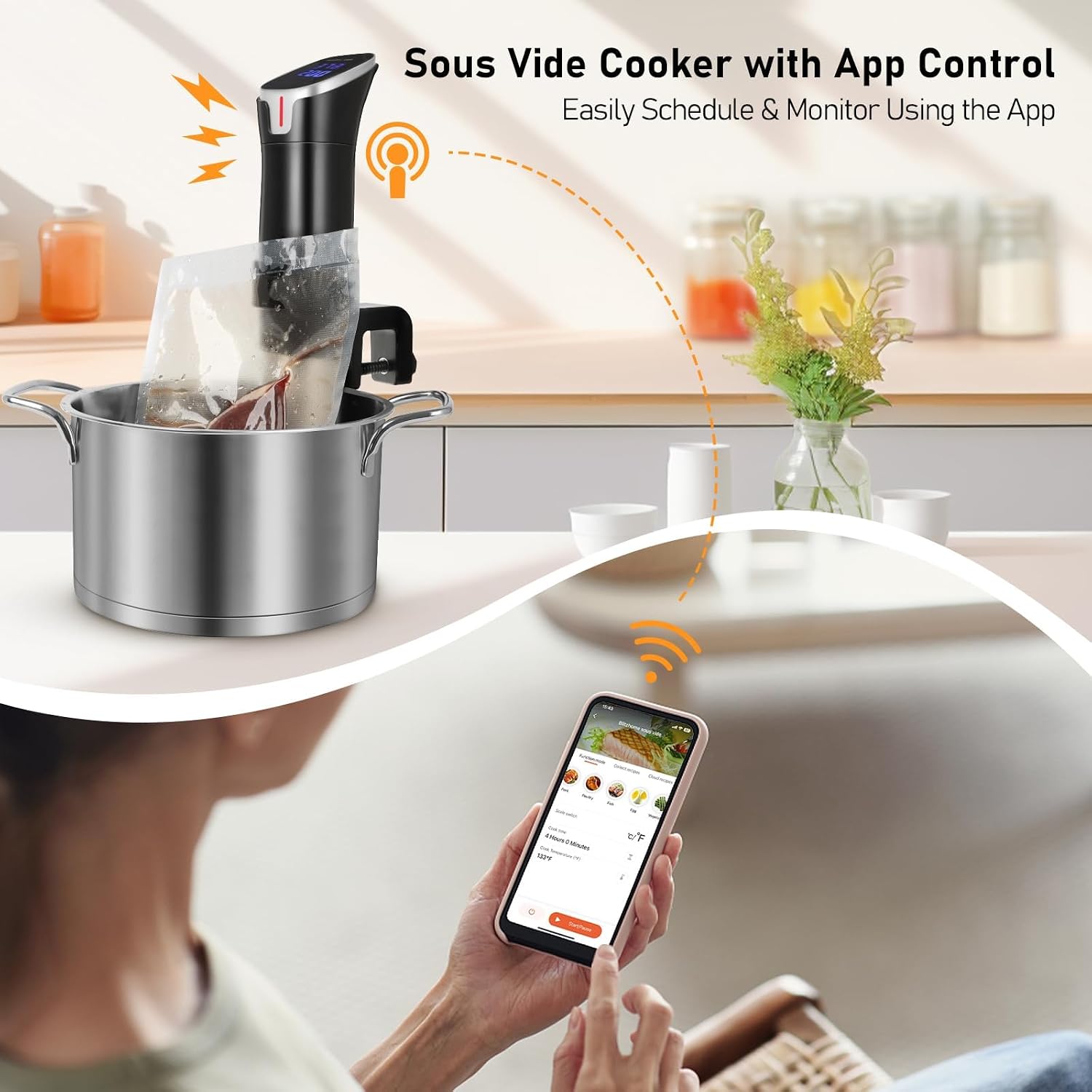 1100W App Controlled Precision - огляд і ціна Home Cooking App