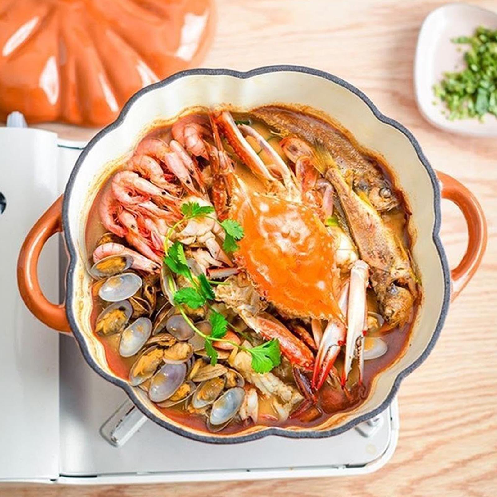 Pumpkin Cast Iron Dutch Oven K - огляд і ціна Dutch Oven Enamel