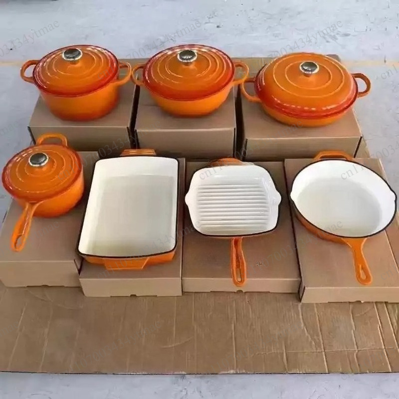 7-Piece Enameled Cast Iron Dut - огляд і ціна Dutch Oven Enamel